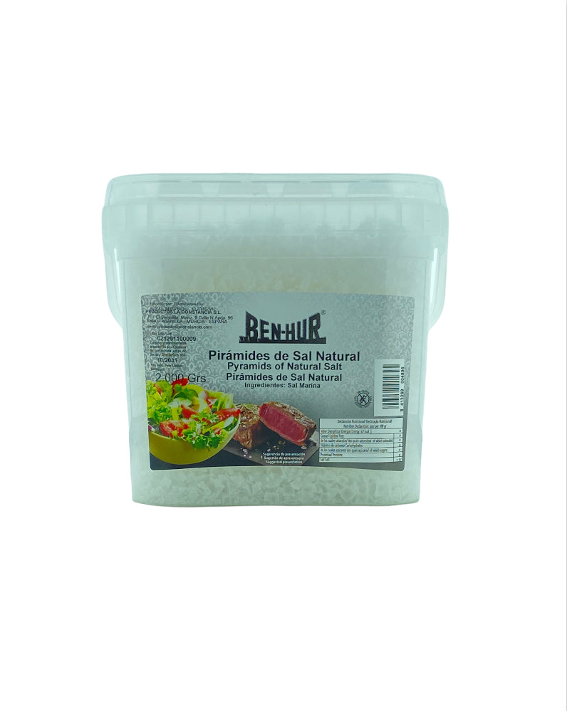 PIRAMIDES DE SAL NATURAL CUBO 2 KG