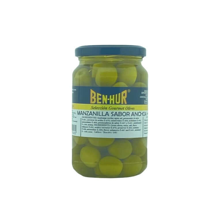 MANZANILLA SABOR ANCHOA 240/260 T.CRISTAL 200 GRS