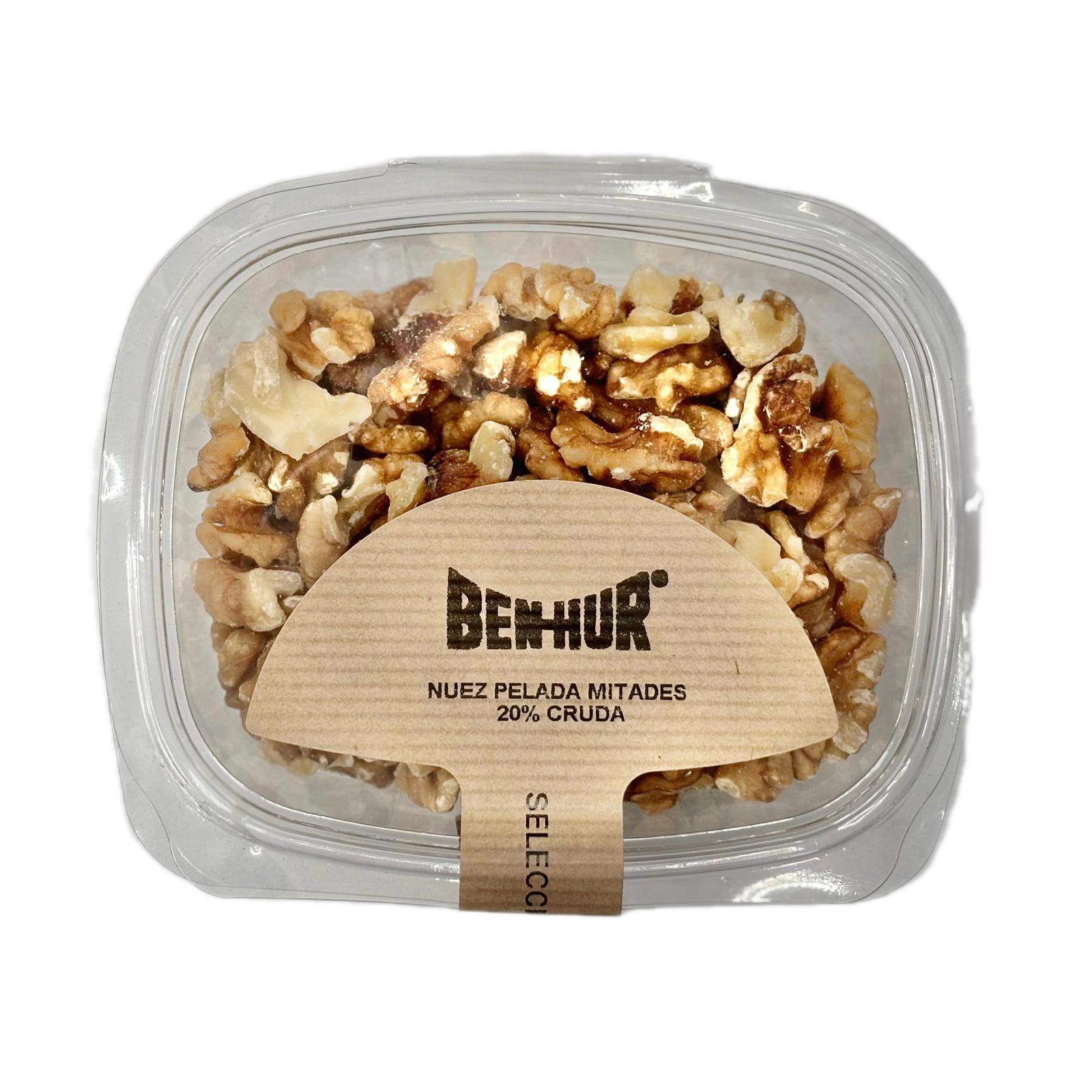 BEN-HUR NUECES MITADES 20 CRUDA TARRINA 90 GRS